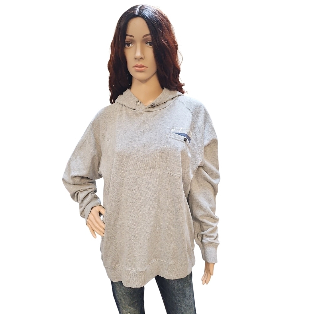 Big Star Gray Oversized Hoodie